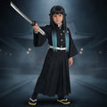 Halloween Anime Cosplay Costume with Character High Collar Gold Buttons and Belt - Image 1