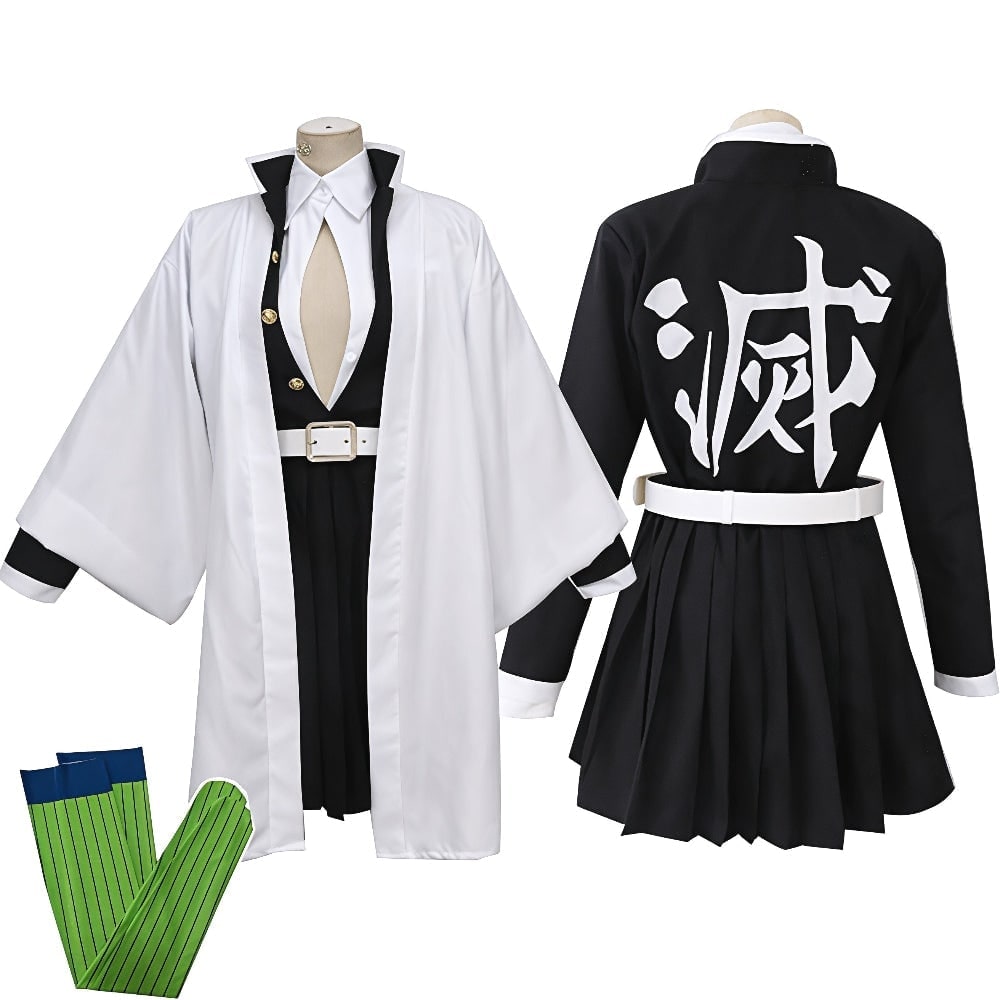 Halloween Anime Cosplay Costume with Kimono Haori and Obi Belt for Kids' Dress Up Party - Image 13