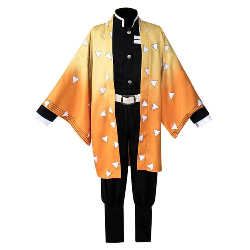 Halloween Anime Cosplay Costume with Kimono Haori and Obi Belt for Kids' Dress Up Party - Image 8