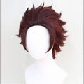 Halloween Anime Cosplay Wig with Layered Spiked Styling and Pre-Styled Hair for Costume Party Events - Image 1