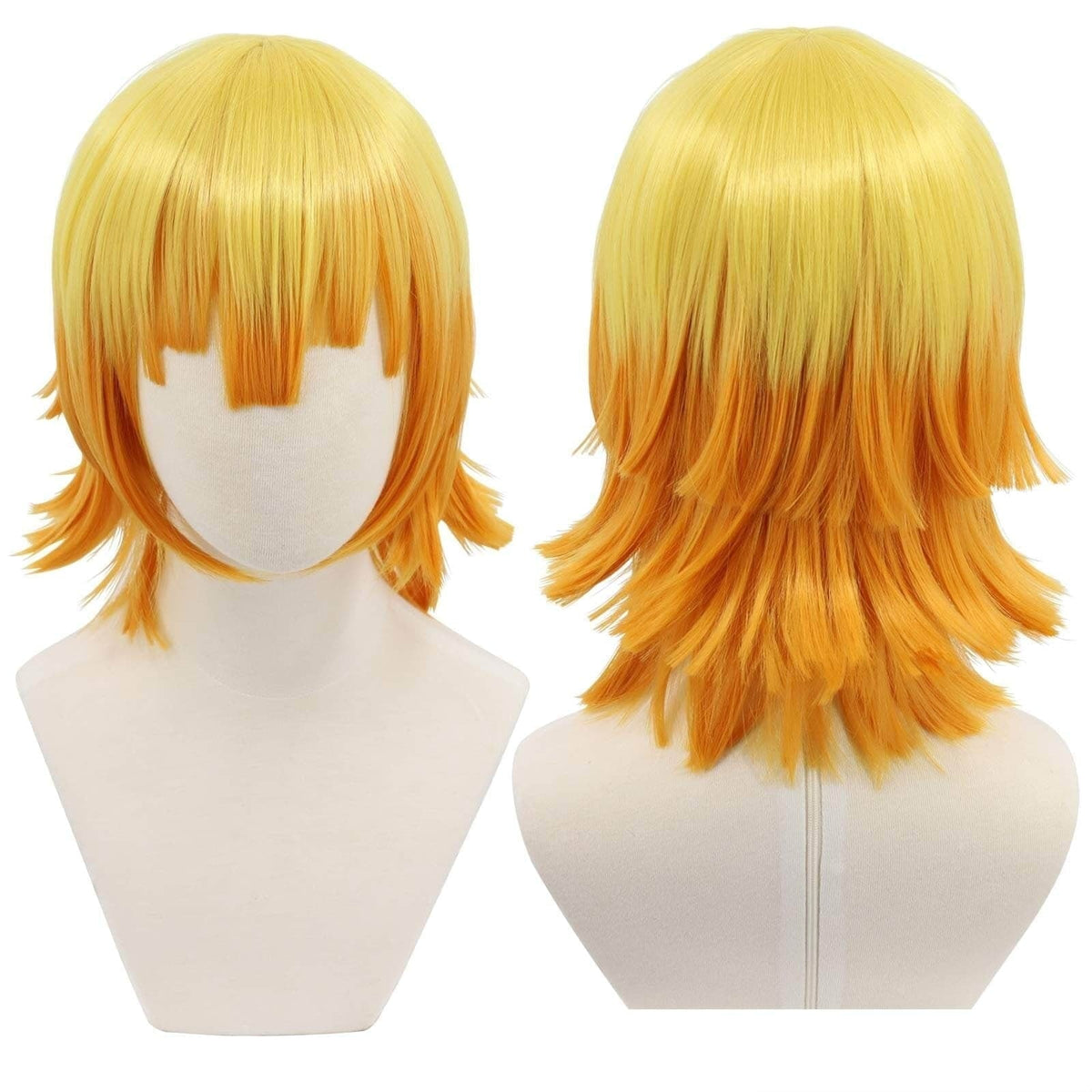 Halloween Anime Cosplay Wig with Layered Spiked Styling and Pre-Styled Hair for Costume Party Events - Image 3