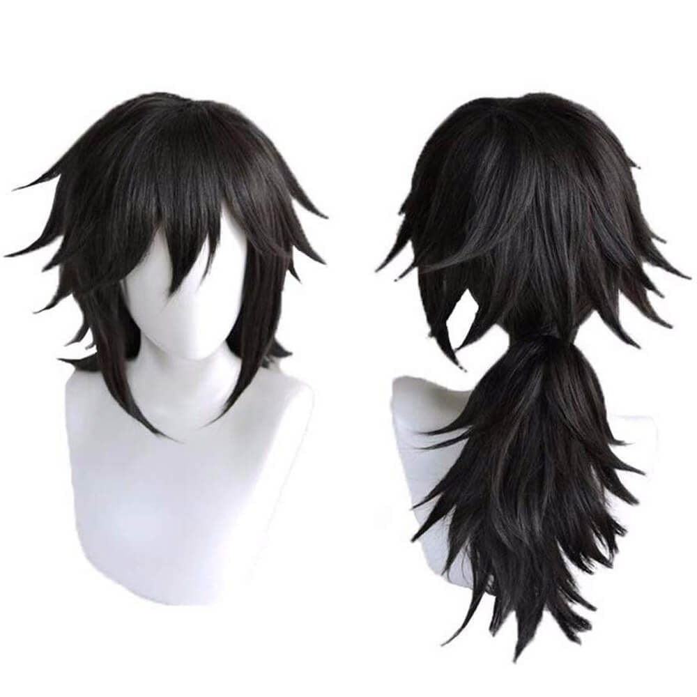 Halloween Anime Cosplay Wig with Layered Spiked Styling and Pre-Styled Hair for Costume Party Events - Image 4