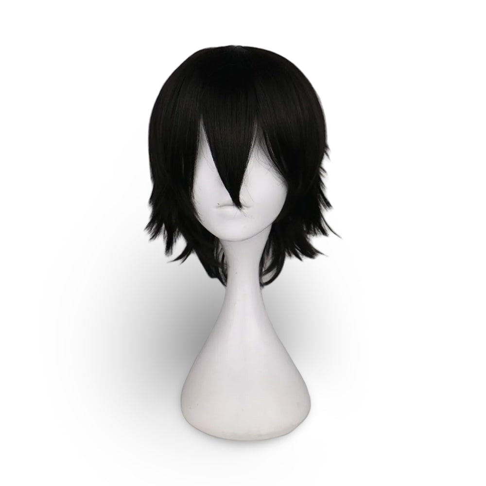 Halloween Cosplay Wig with Layered Choppy Cut and Blunt Bangs for Anime Character Costume - Image 6
