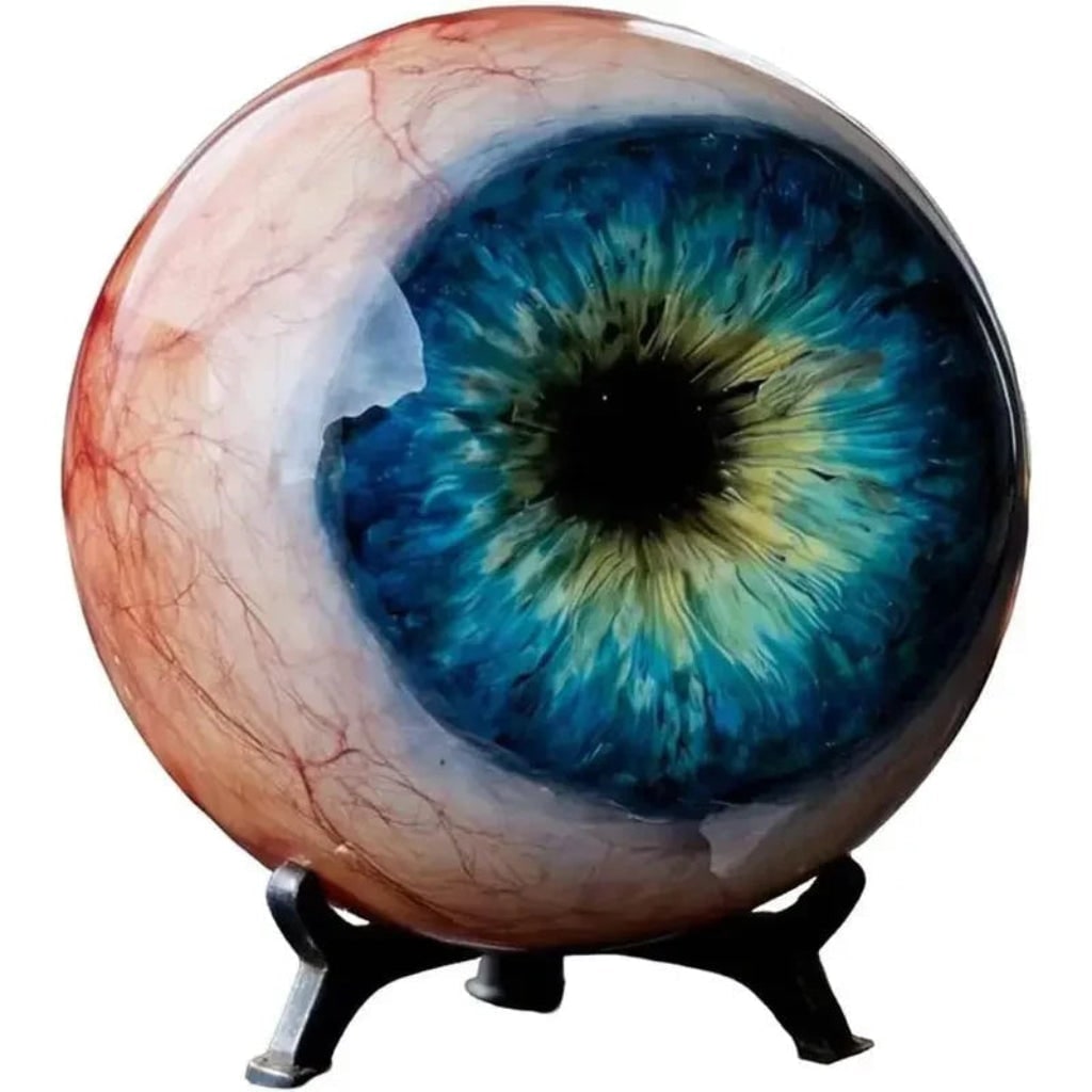 Halloween Eyeball Decoration with Stand for Indoor Party and Haunted House Display - Image 5