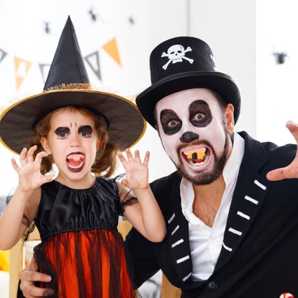 Halloween Fake Teeth Partials with Vampire Fangs and Costume Options - Image 3