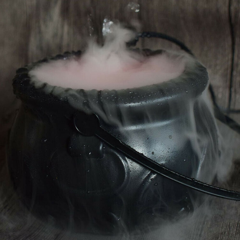 Halloween Fog Maker Cauldron with Color-Changing LED Lights and Mist for Party Decoration - Image 5