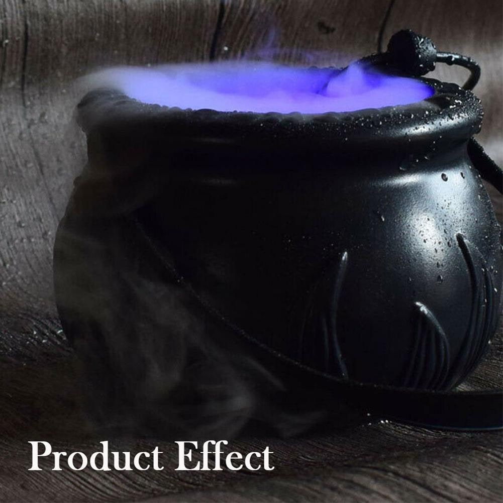 Halloween Fog Maker Cauldron with Color-Changing LED Lights and Mist for Party Decoration - Image 7