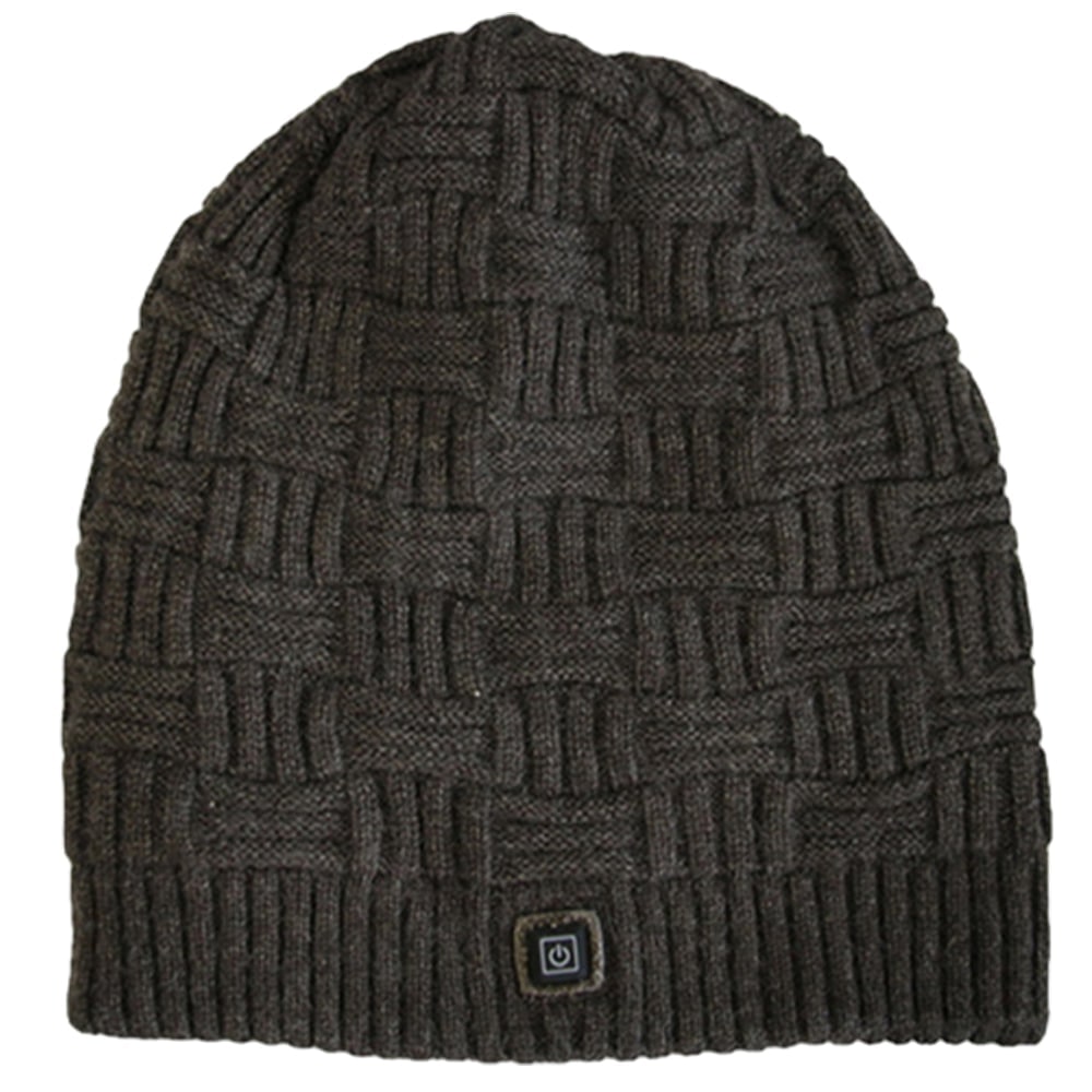 Halloween Heated Hat Beanie with Rechargeable Battery Pack and Knit Design for Winter Party Costume - Image 2
