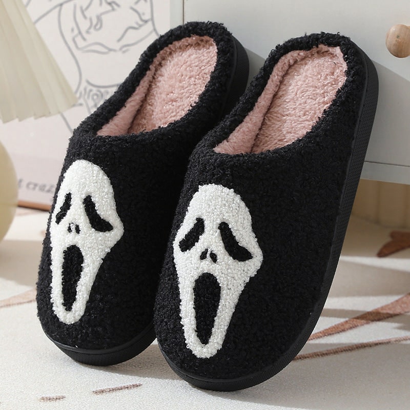 Halloween House Slippers with Arch Support Plush Fleece Lining and Non-Slip Sole - Image 10