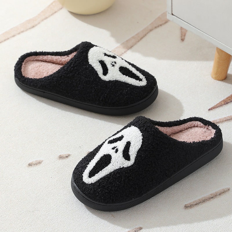 Halloween House Slippers with Arch Support Plush Fleece Lining and Non-Slip Sole - Image 2