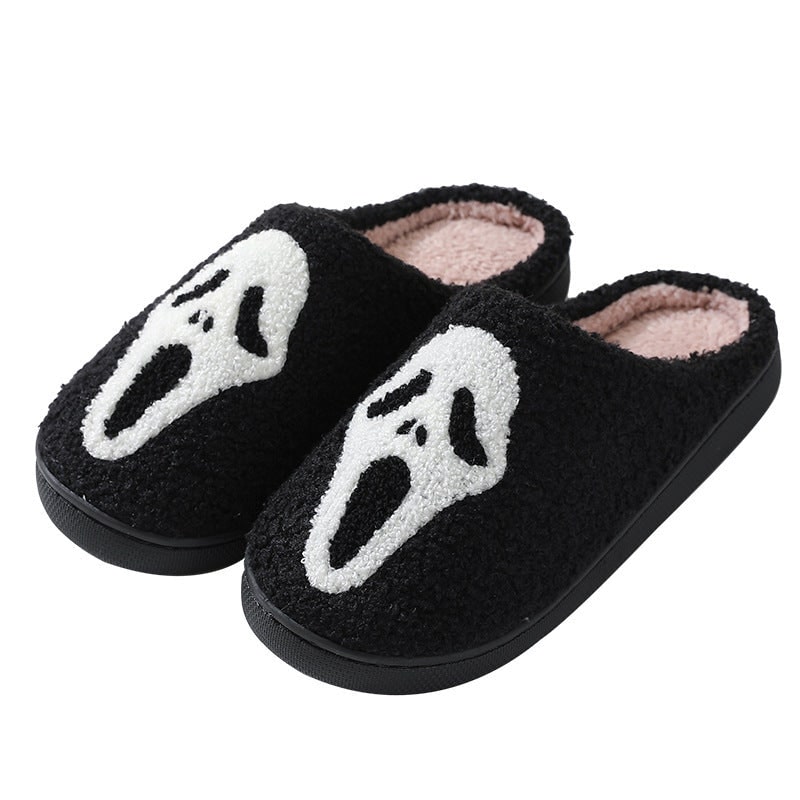 Halloween House Slippers with Arch Support Plush Fleece Lining and Non-Slip Sole - Image 6
