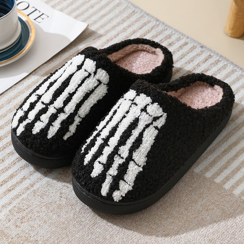 Halloween House Slippers with Arch Support Plush Fleece Lining and Non-Slip Sole - Image 7