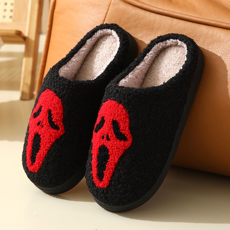 Halloween House Slippers with Arch Support Plush Fleece Lining and Non-Slip Sole - Image 9