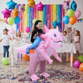 Halloween Inflatable Axolotl Costume with Battery-Operated Fan - Image 2