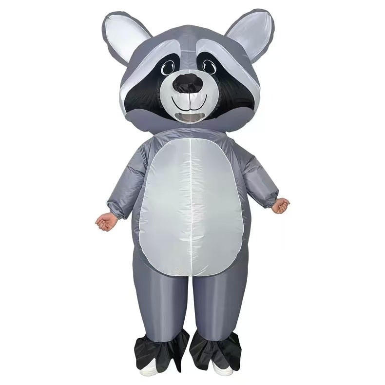 Halloween Inflatable Costume Full Body Animal Outfit with Clear Viewing Window and Elasticated Cuffs - Image 1