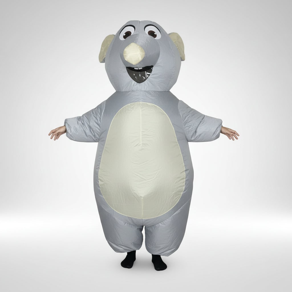 Halloween Inflatable Costume Full Body Animal Outfit with Clear Viewing Window and Elasticated Cuffs - Image 2
