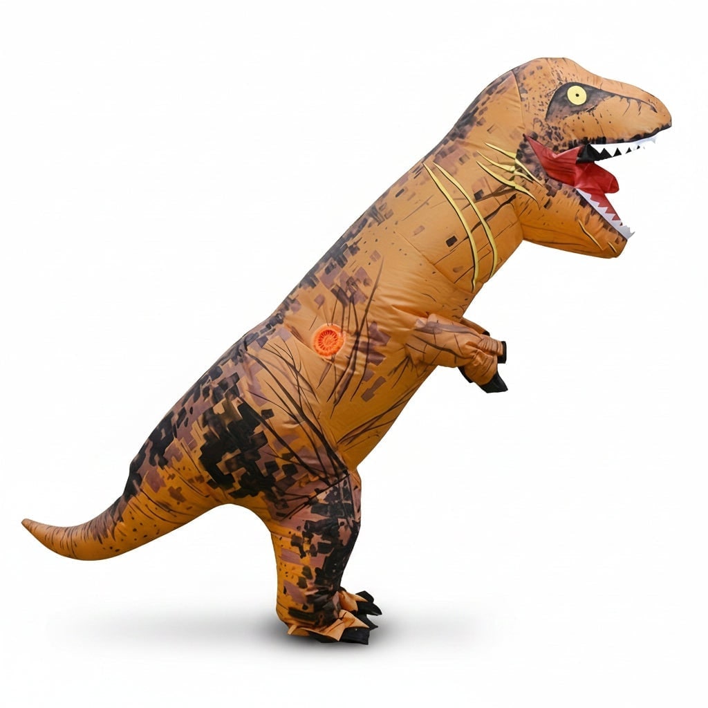 Halloween Inflatable Dinosaur Costume T-Rex with Built-In Fan and Claws for Kids' Carnival Party - Image 4