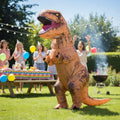Halloween Inflatable Dinosaur Costume with Built-In Fan and Blow Up T-Rex Outfit for Party - Image 1