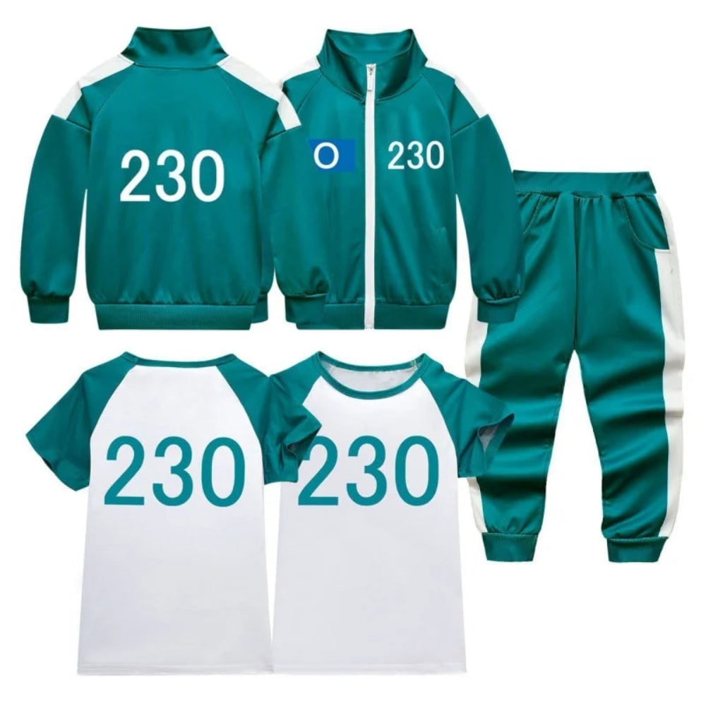 Halloween Kids' Tracksuit Costume Three-Piece Set with Jacket Pants and T-Shirt - Image 10