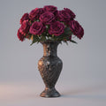 Halloween Outdoor Artificial Flowers Roses Bulk Bouquet with Realistic Fabric Petals - Image 1