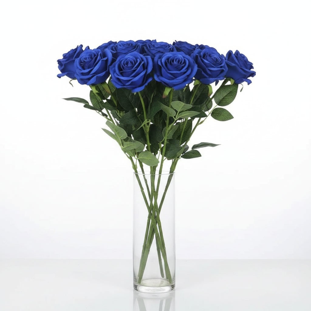 Halloween Outdoor Artificial Flowers Roses Bulk Bouquet with Realistic Fabric Petals - Image 5