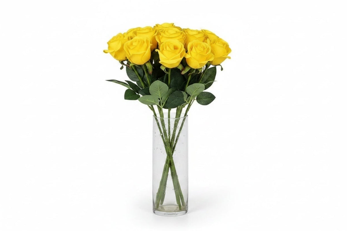 Halloween Outdoor Artificial Flowers Roses Bulk Bouquet with Realistic Fabric Petals - Image 7