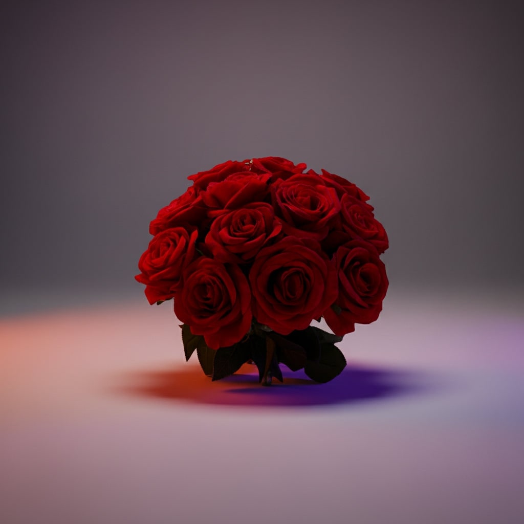Halloween Outdoor Artificial Flowers Roses Bulk Bouquet with Realistic Fabric Petals - Image 9