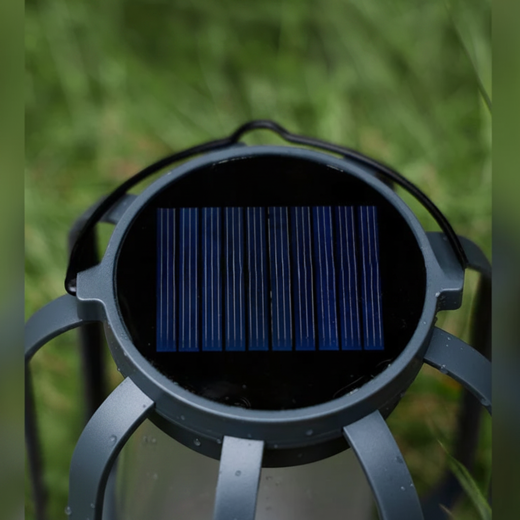 Halloween Outdoor Solar Lantern with Flickering Flame Effect and Rope Handle for Garden Decoration - Image 3