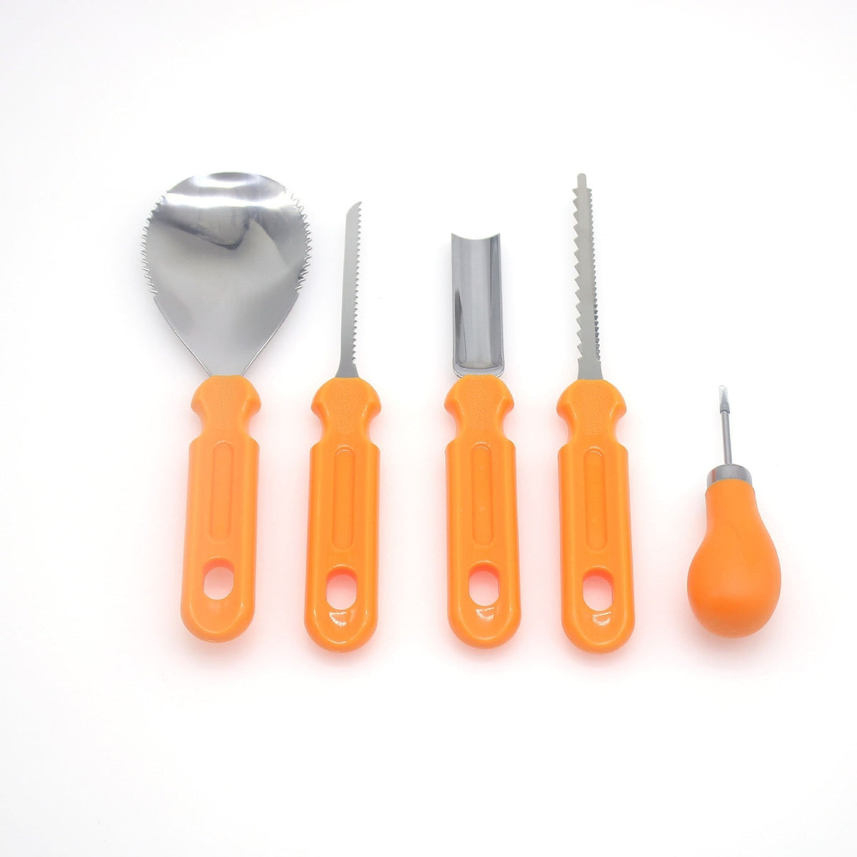 Halloween Pumpkin Carving Kit with Stainless Steel Tools Saw and Zippered Storage Case - Image 6