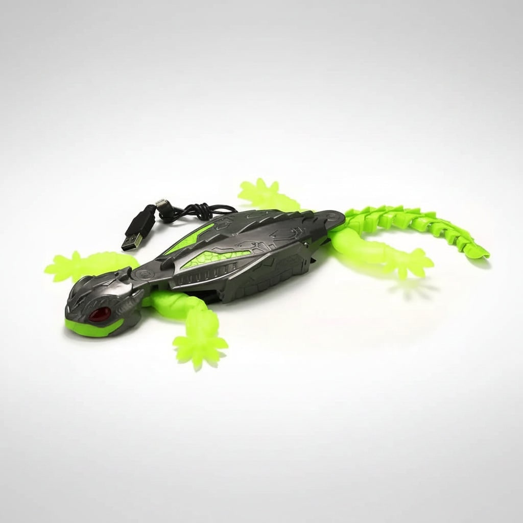 Halloween Remote Control Spider Toy with Wall Climbing Function and LED Eyes - Image 1