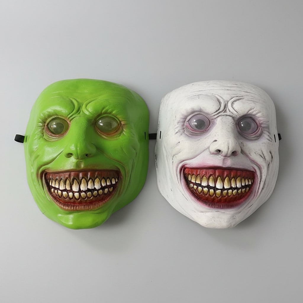 Halloween Scary Creepy Latex Mask with LED Light Up and Adjustable Strap for Horror Costume Party - Image 3