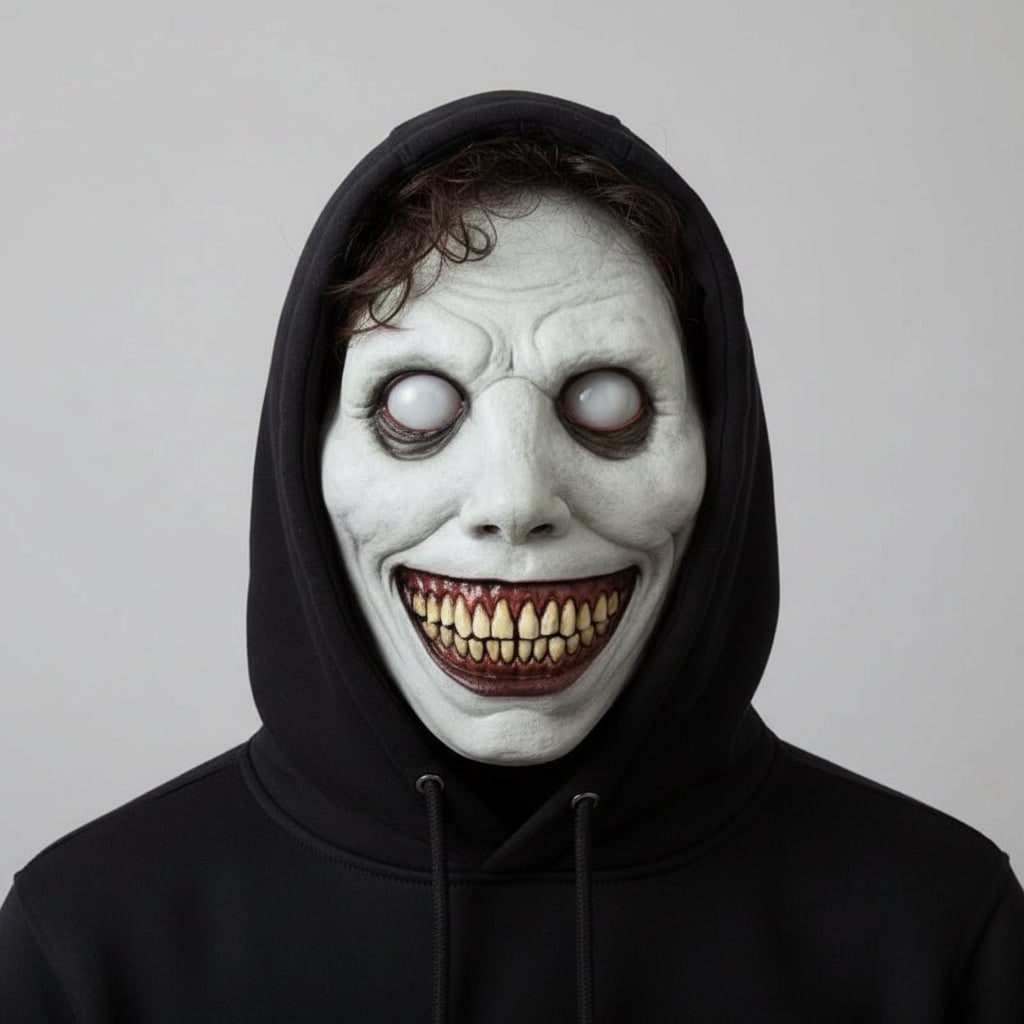 Halloween Scary Creepy Latex Mask with LED Light Up and Adjustable Strap for Horror Costume Party - Image 6