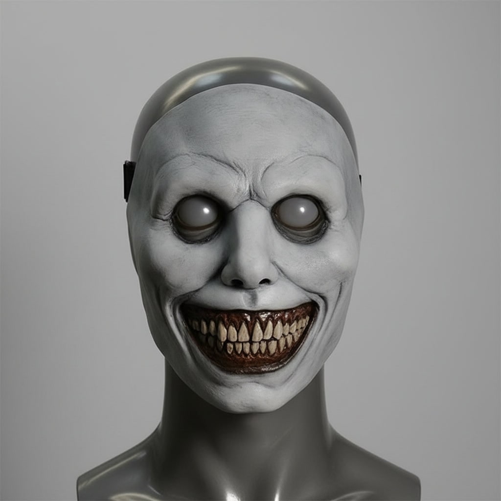 Halloween Scary Creepy Latex Mask with LED Light Up and Adjustable Strap for Horror Costume Party - Image 7