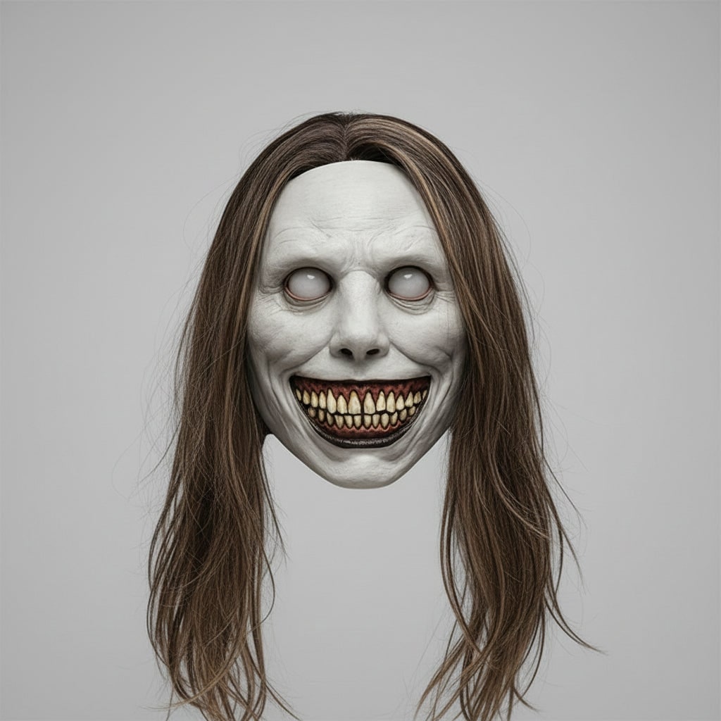 Halloween Scary Creepy Latex Mask with LED Light Up and Adjustable Strap for Horror Costume Party - Image 9