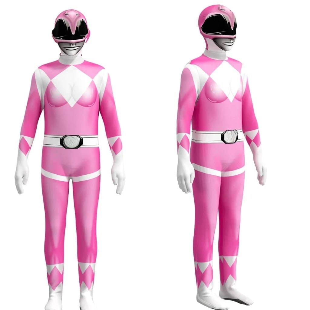 Halloween Superhero Costume for Kids' Full Body Bodysuit with Muscle Print and Integrated Hood - Image 4