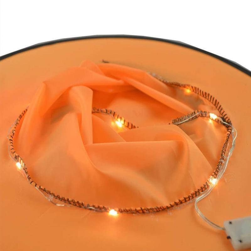 Halloween Witch Hat LED String Lights with Hanging Hook for Outdoor Decor and Party Decoration - Image 7