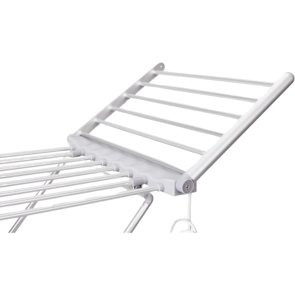Heated Clothes Drying Rack with Foldable Wings and Aluminum Bars for Fast Indoor - Image 4