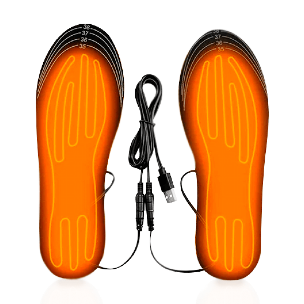 Heated Insoles Usb-Powered with Trim-To-Fit Design and Adjustable Heat Settings - Image 1