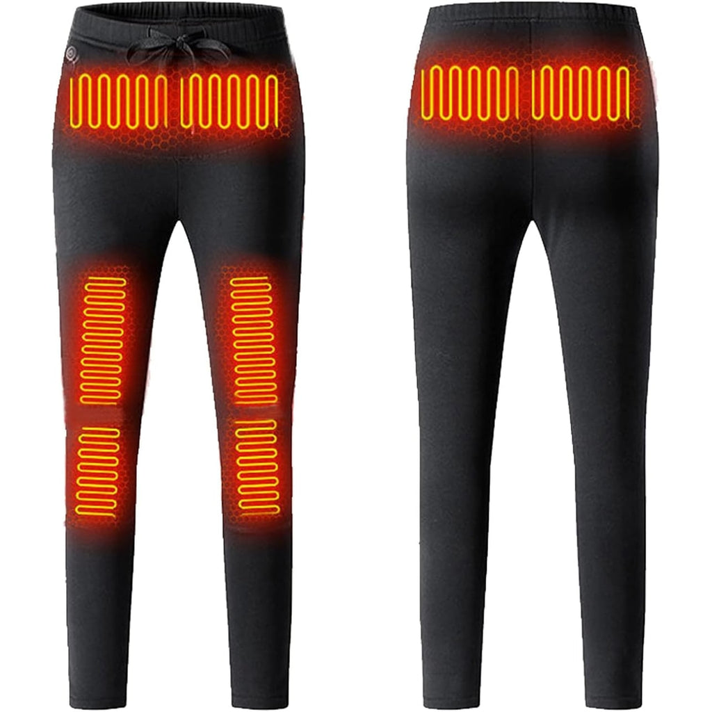 Heated Thermal Underwear Pants Slim-Fit USB Rechargeable Base Layer - Image 1