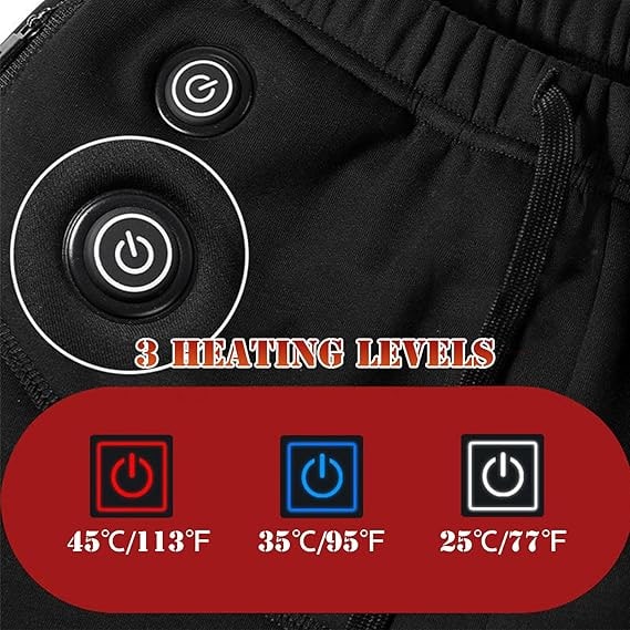 Heated Thermal Underwear Pants Slim-Fit USB Rechargeable Base Layer - Image 2