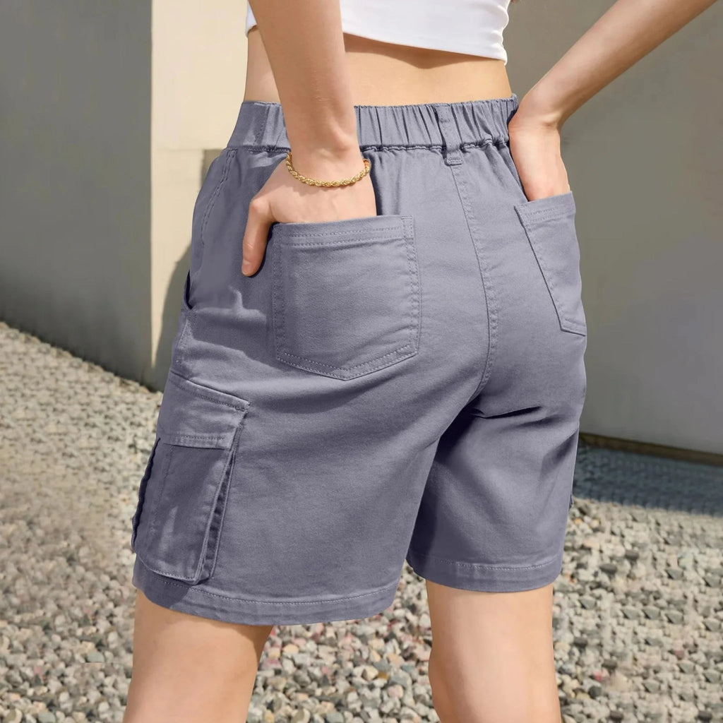 Ilaria | Pantaloncini Cargo Donna Tasche Laterali