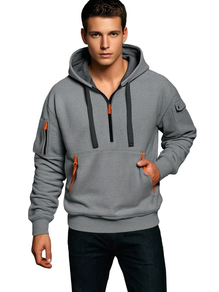 Herren Freizeit Kapuzenpullover Sweatshirt