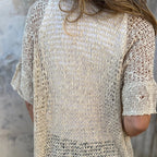 Cardigan da donna casual con bottoni e maniche lunghe