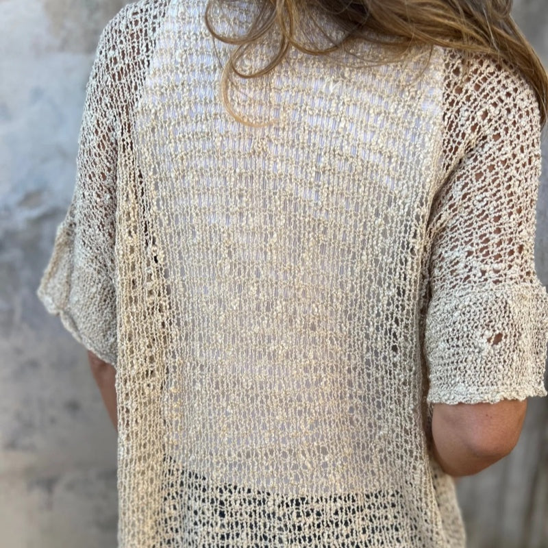 Cardigan da donna casual con bottoni e maniche lunghe