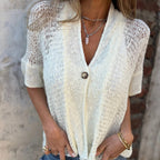 Cardigan da donna casual con bottoni e maniche lunghe