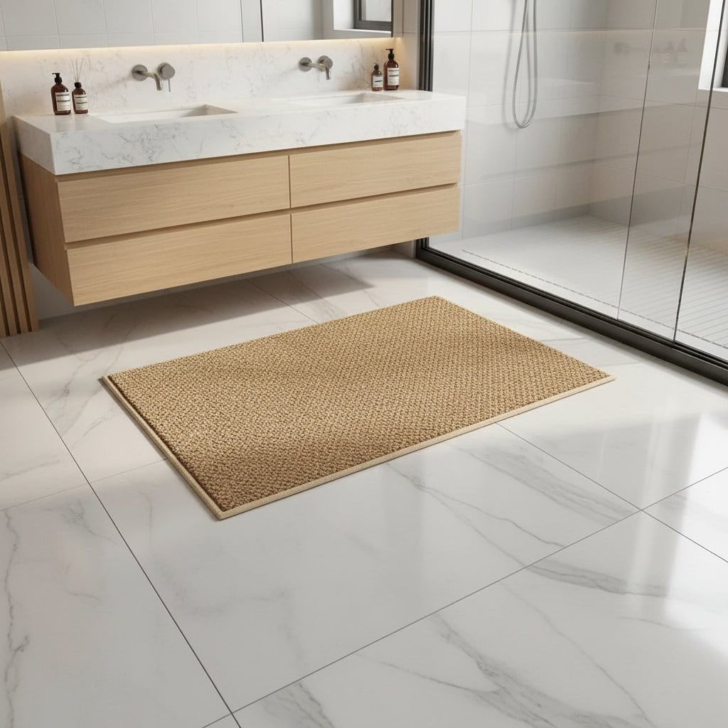 Indoor Doormat with Non-Slip Backing and Absorbent Textured Loop Pile for Entryway - Image 4