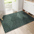 Indoor Doormat with Non-Slip Ribbed Texture and Dirt-Trapping Design for Entryway - Image 1