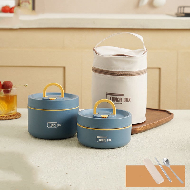 Insulated Lunch Box with Stainless Steel Bento Containers Thermal Carrying Bag - Image 23