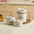 Insulated Lunch Box with Stainless Steel Bento Containers Thermal Carrying Bag - Image 25