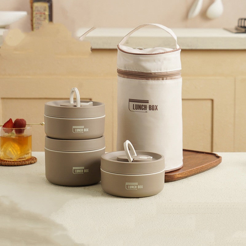 Insulated Lunch Box with Stainless Steel Bento Containers Thermal Carrying Bag - Image 27